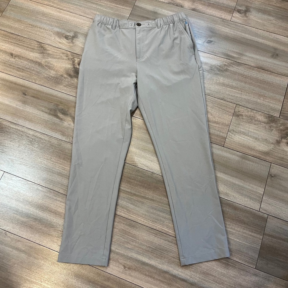 Chubbies Mens Everywear Pant Grey Performance Stretch Chino Trousers Large